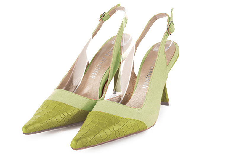 Pistachio green dress shoes for women - Florence KOOIJMAN